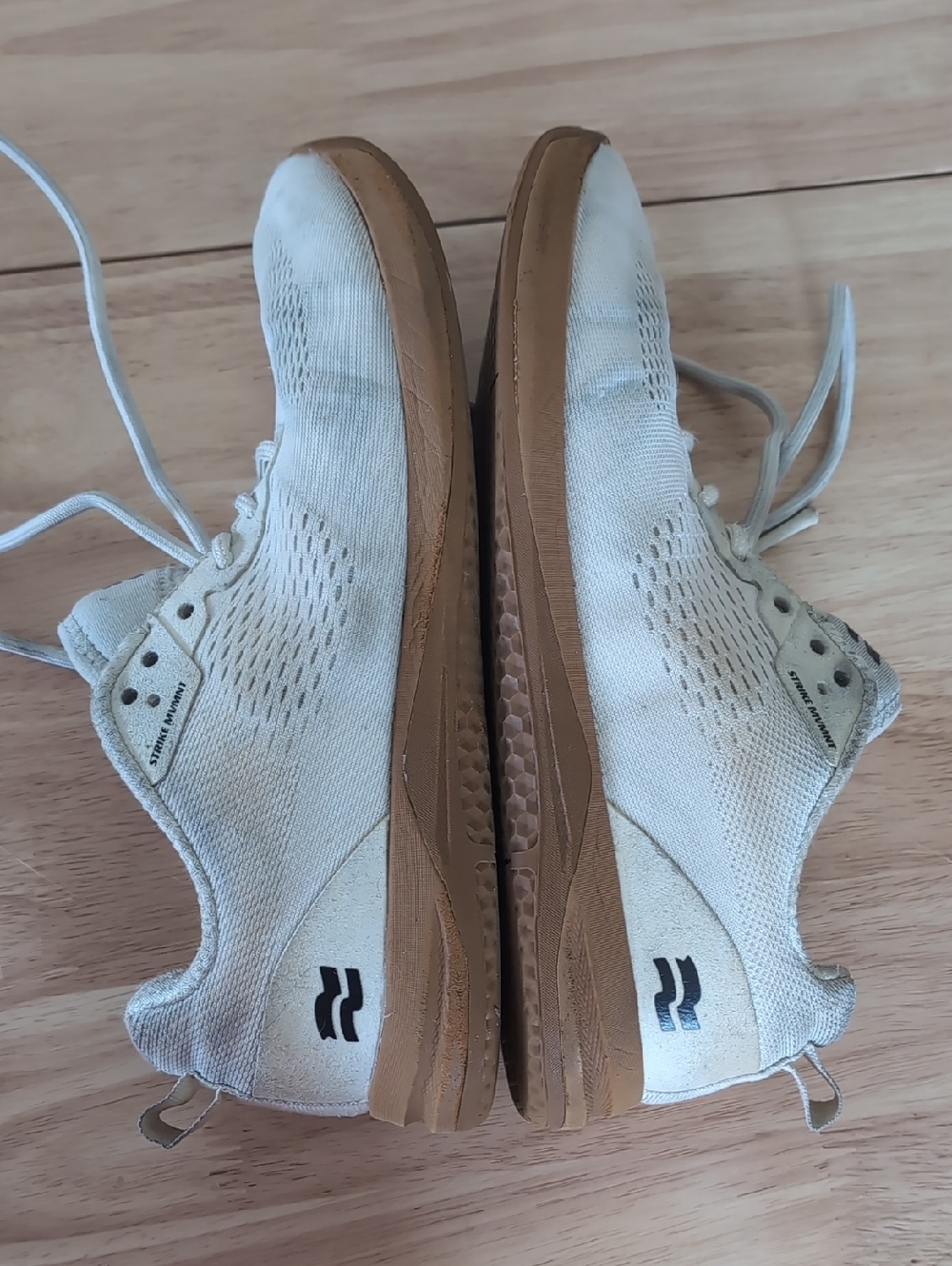 Strike Movement Haze Trainer Beige Knit with Gum Sole - Picture 3 of 9